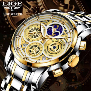 LIGE Chronograph Fashion Watch for Men | 8942