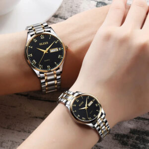 OLEVS Luxury Quartz Couple Watch | 5568