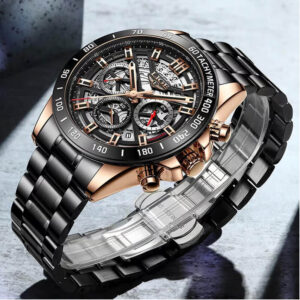 LIGE Luxury Chronograph Watch for Men | 8944